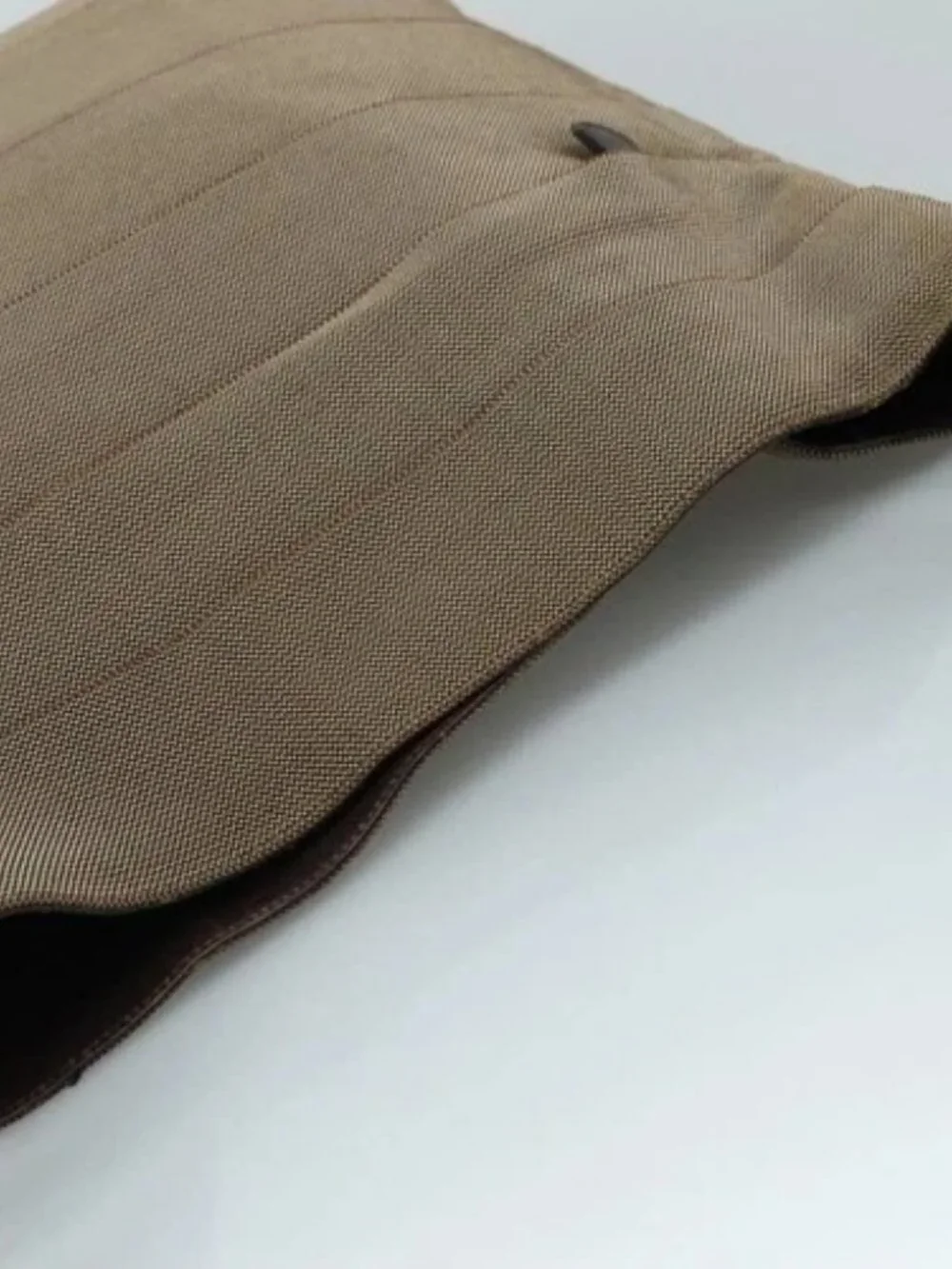 Salvatore Ferragamo Vala Shoulder Bag Canvas Brown Auth bs20980